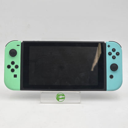 Nintendo Switch v1 Console Gaming System HAC-001 Animal Crossing Edition