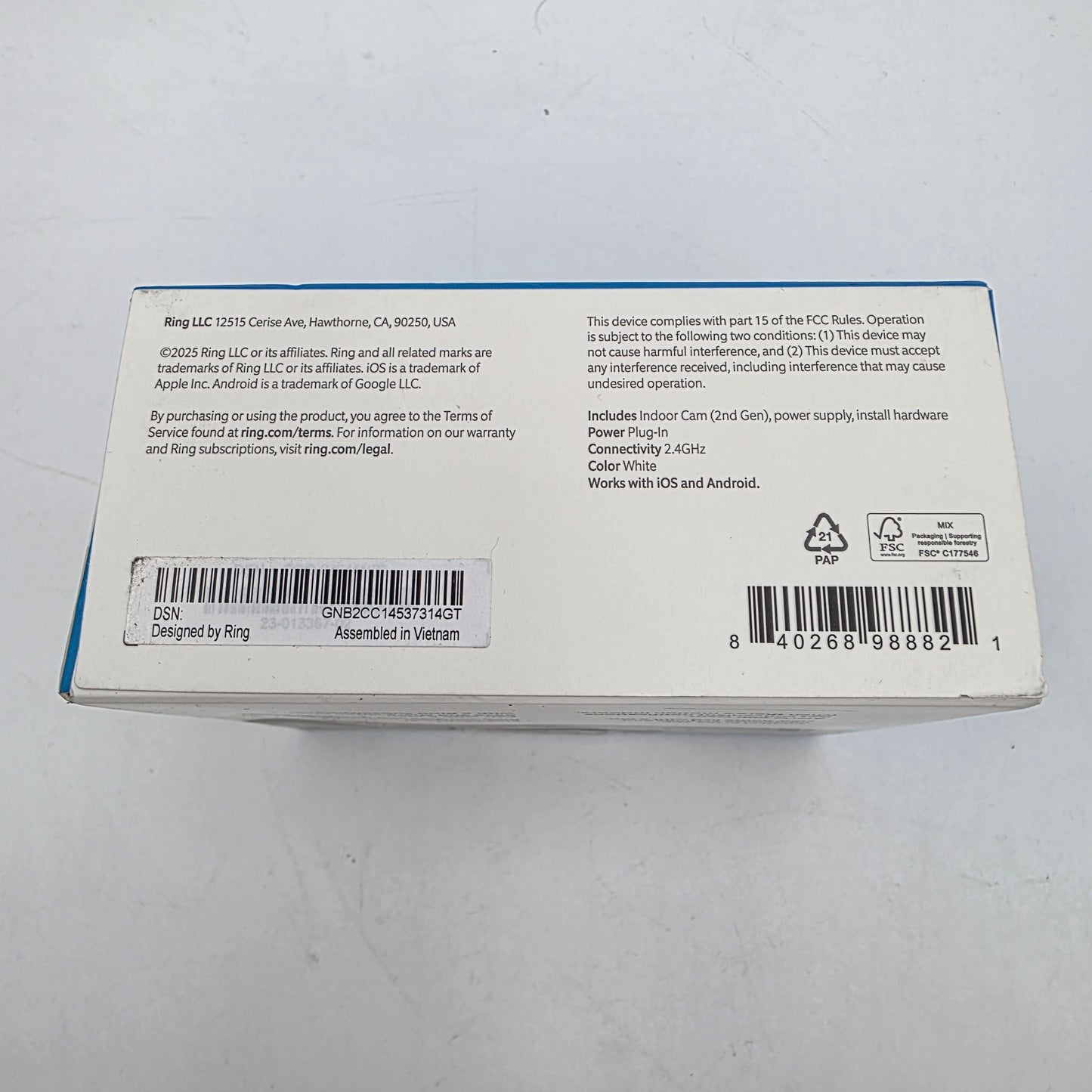 New Ring Indoor Cam Outdoor Cam Outdoor Cam Plus Battery Doorbell  Security Cameras LOT