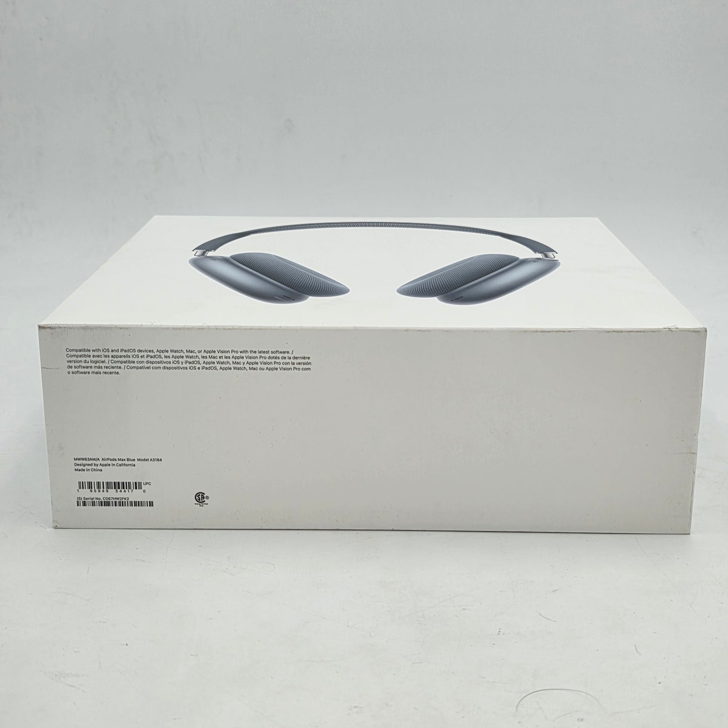 New Apple AirPods Max USB-C Wireless Over-Ear Headphones Blue MWW63AM/A