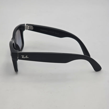 Ray-Ban Meta Wayfarer Gen 1 Matte Black Polarized RW4006 601ST3 AI Smart Glasses