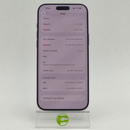 Factory Unlocked Apple iPhone 17 Pro Max 256GB Blue MFXJ4LL/A