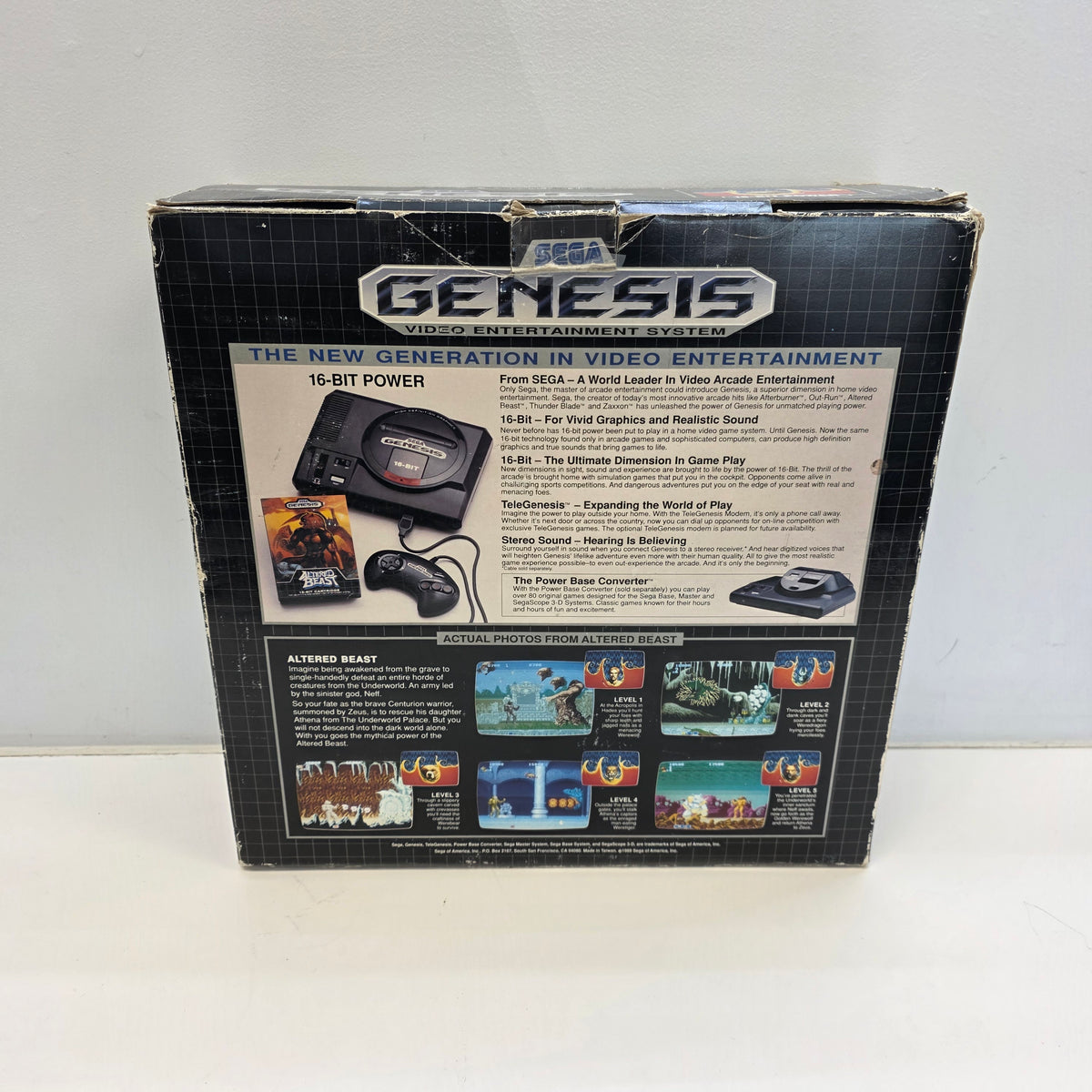 Sega Genesis Console Gaming System Black