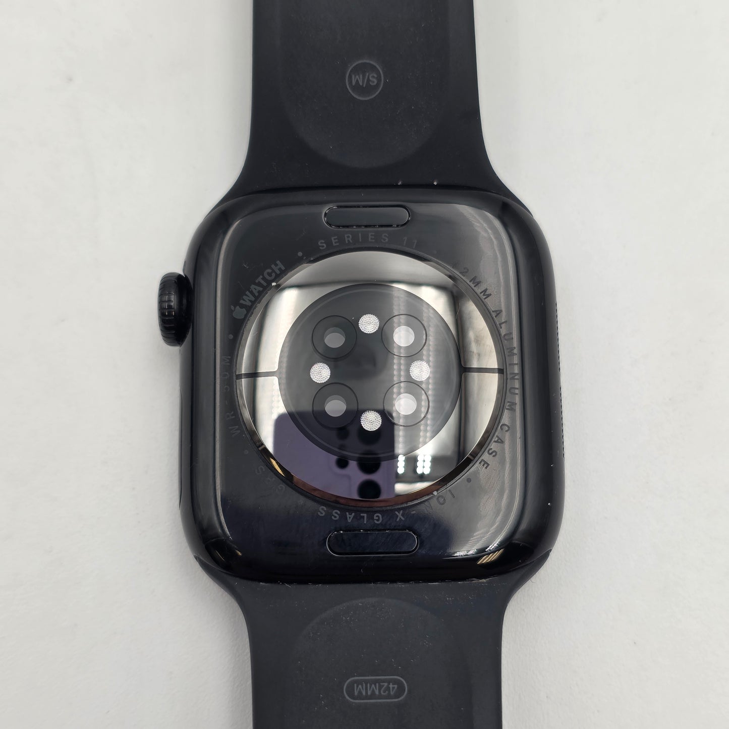 GPS Only Apple Watch Series 11 42MM Black Aluminum Aftermarket Band MF834LW/A