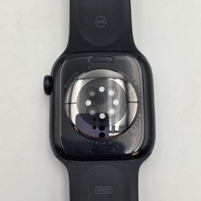 GPS Only Apple Watch Series 11 42MM Black Aluminum Aftermarket Band MF834LW/A