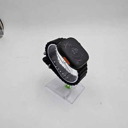 Unlocked Apple Watch Ultra 2 49MM Black Titanium Black Sport Band MX5U3LW/A