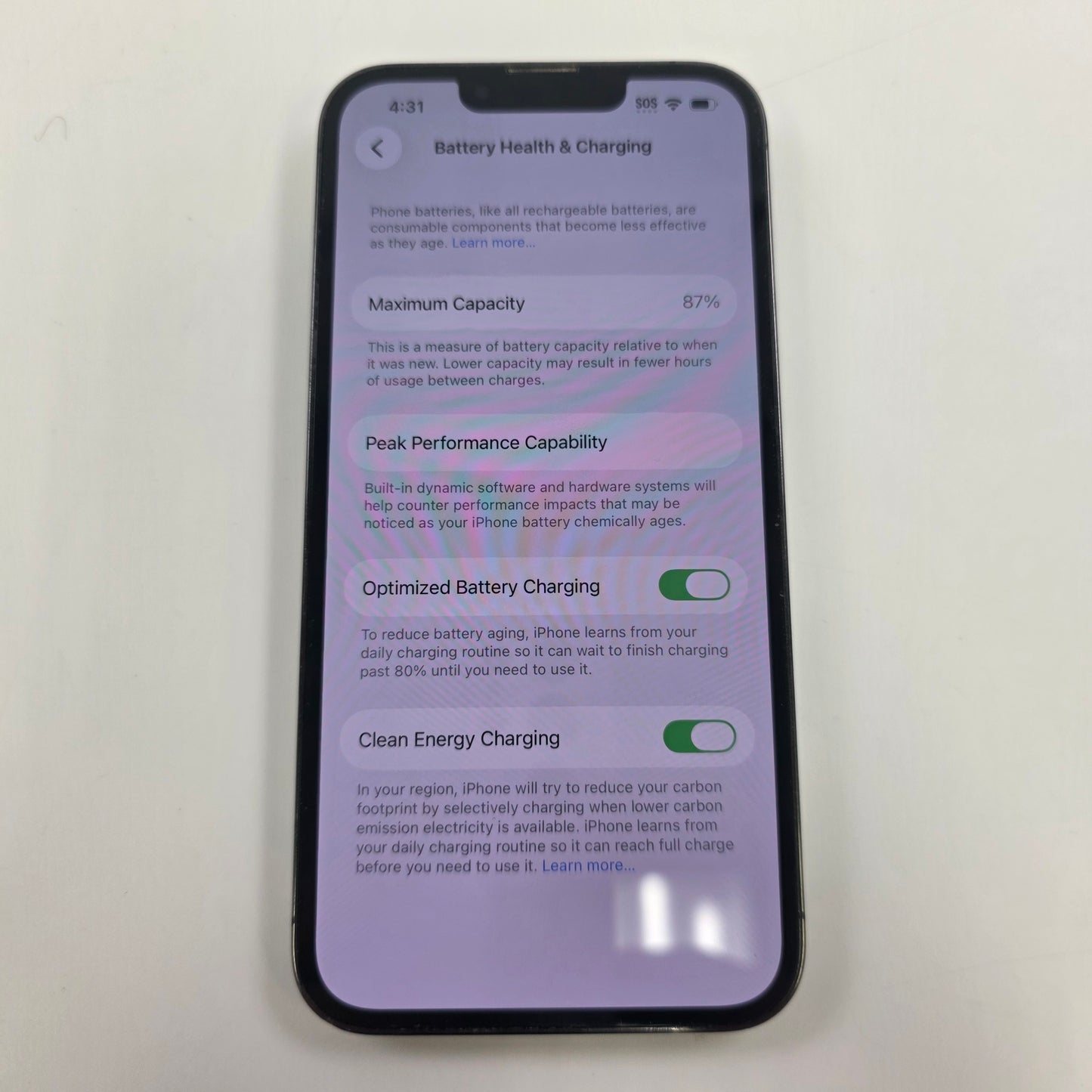 Broken Unlocked Apple iPhone 13 Pro 256GB 26.5 Read notes 