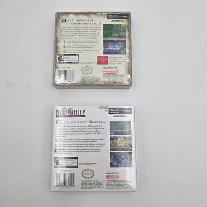 New Lot of 2 Nintendo GBA Games Final Fantasy IV and V Sealed
