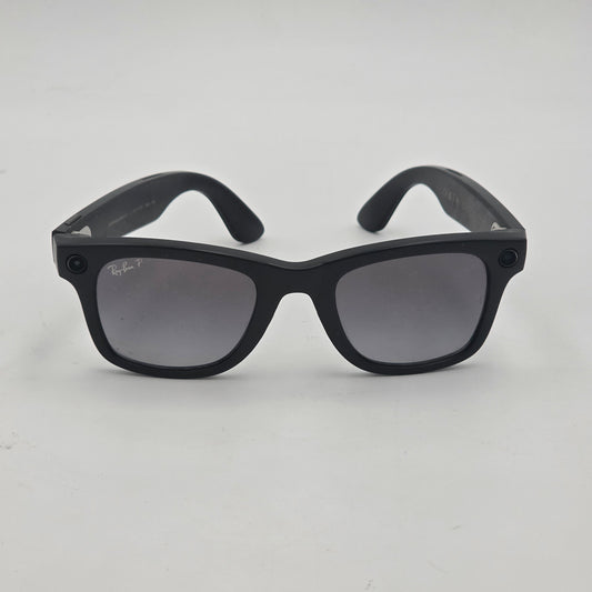 Ray-Ban Meta Wayfarer Gen 1 Matte Black Polarized RW4006 601ST3 AI Smart Glasses