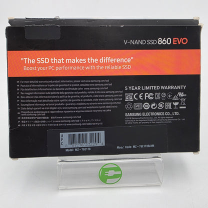 Samsung 2.5" 860 EVO 1TB SATA 6Gbps SSD MZ-76E1T0