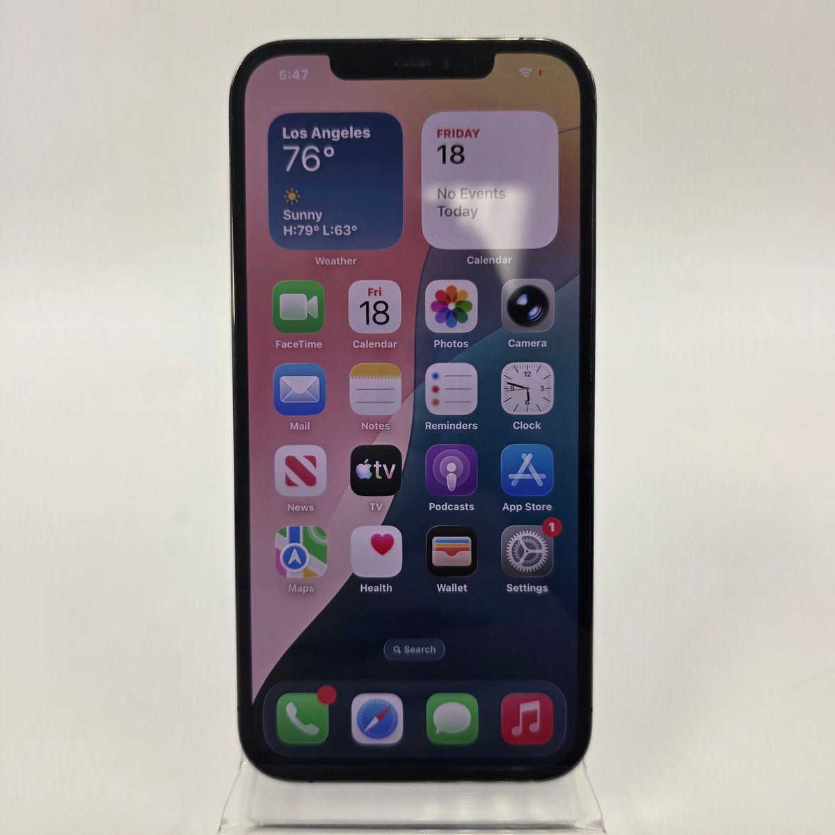 Broken Unlocked Apple iPhone 12 Pro Max 128GB 26.7 Graphite NG9A3LL/A Bad battery