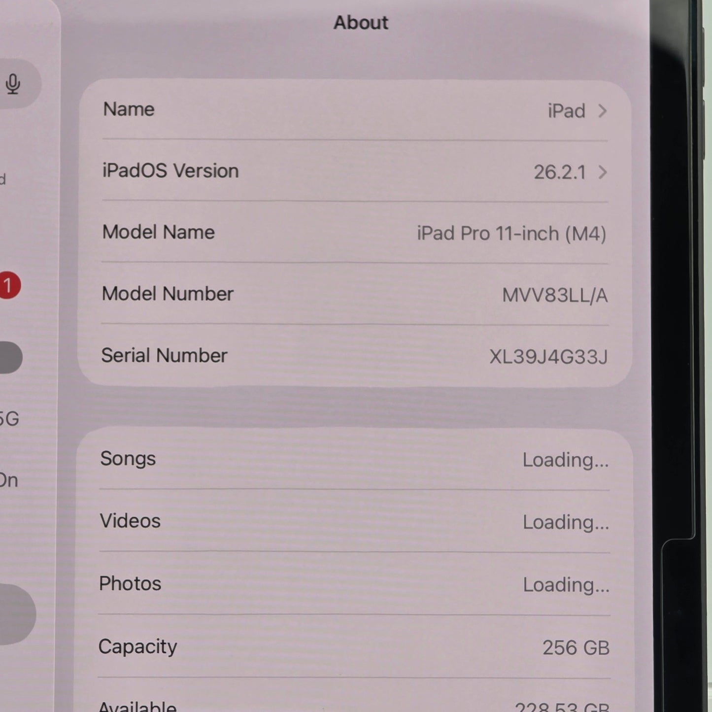 WiFi Only Apple iPad Air 4th Gen 64GB Space Gray MYFM2LL/A