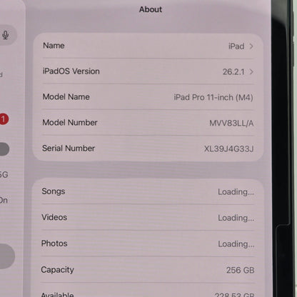 WiFi Only Apple iPad Air 4th Gen 64GB Space Gray MYFM2LL/A