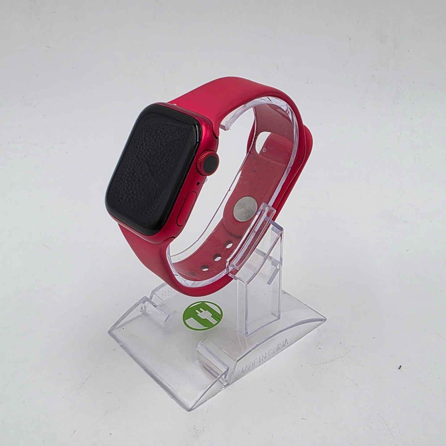 Unlocked Apple Watch Series 8 41MM Product Red Aluminum Red Sport Band MNV13LL/A